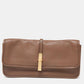 Marc By Marc Jacobs  Leather Metal Flap Clutch