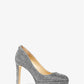 Chantal Embellished Glitter Chain-Mesh Platform Pump