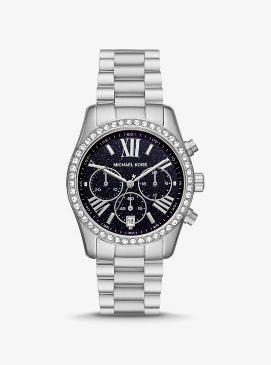 Lexington Pavé Silver-Tone Watch