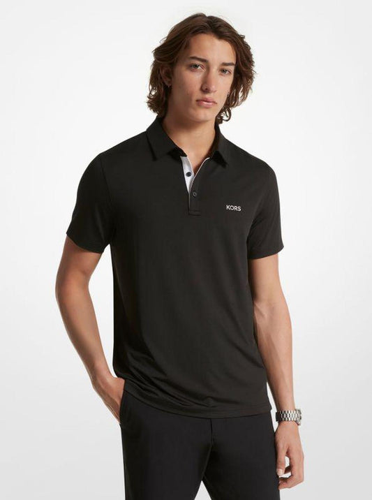 Stretch Knit Polo Shirt