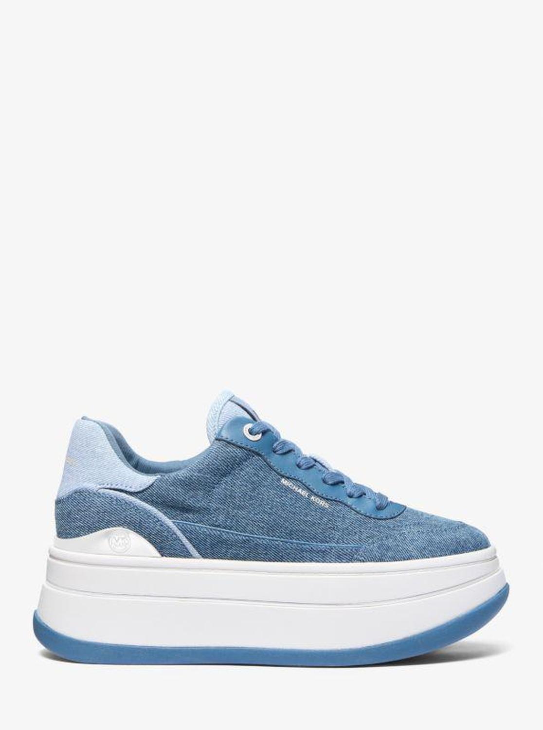 Hayes Two-Tone Denim Platform Sneaker