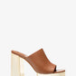 Celeste Leather Platform Mule