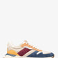 Dax Color-Block Leather and Suede Trainer