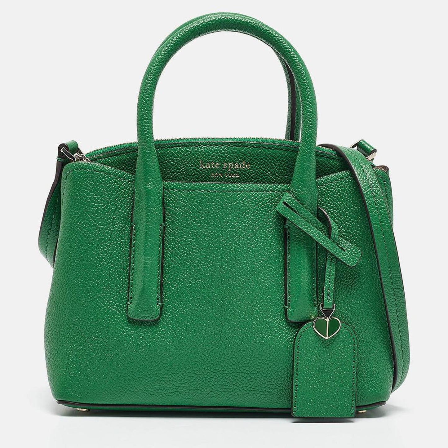 Kate Spade Green Leather Margaux Mini Satchel