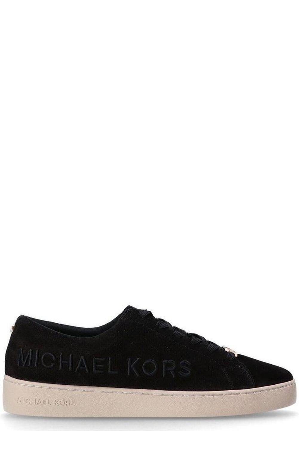 Michael Kors Logo Embroidered Sneakers