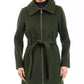 Women's Belted Zip-Front Coat, Created for Macy's