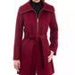 Women's Belted Zip-Front Coat, Created for Macy's