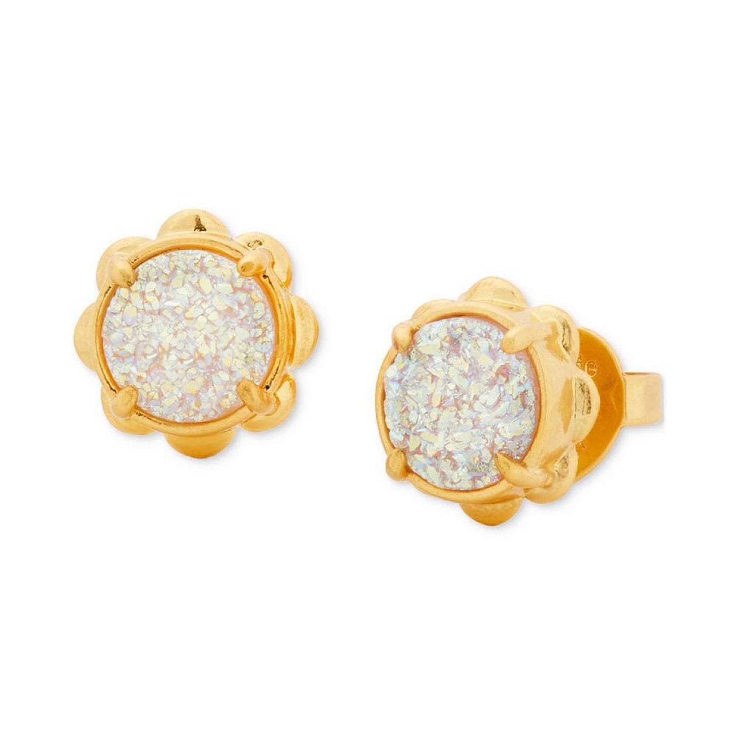 Gold-Tone Glam Gems Stud Earrings