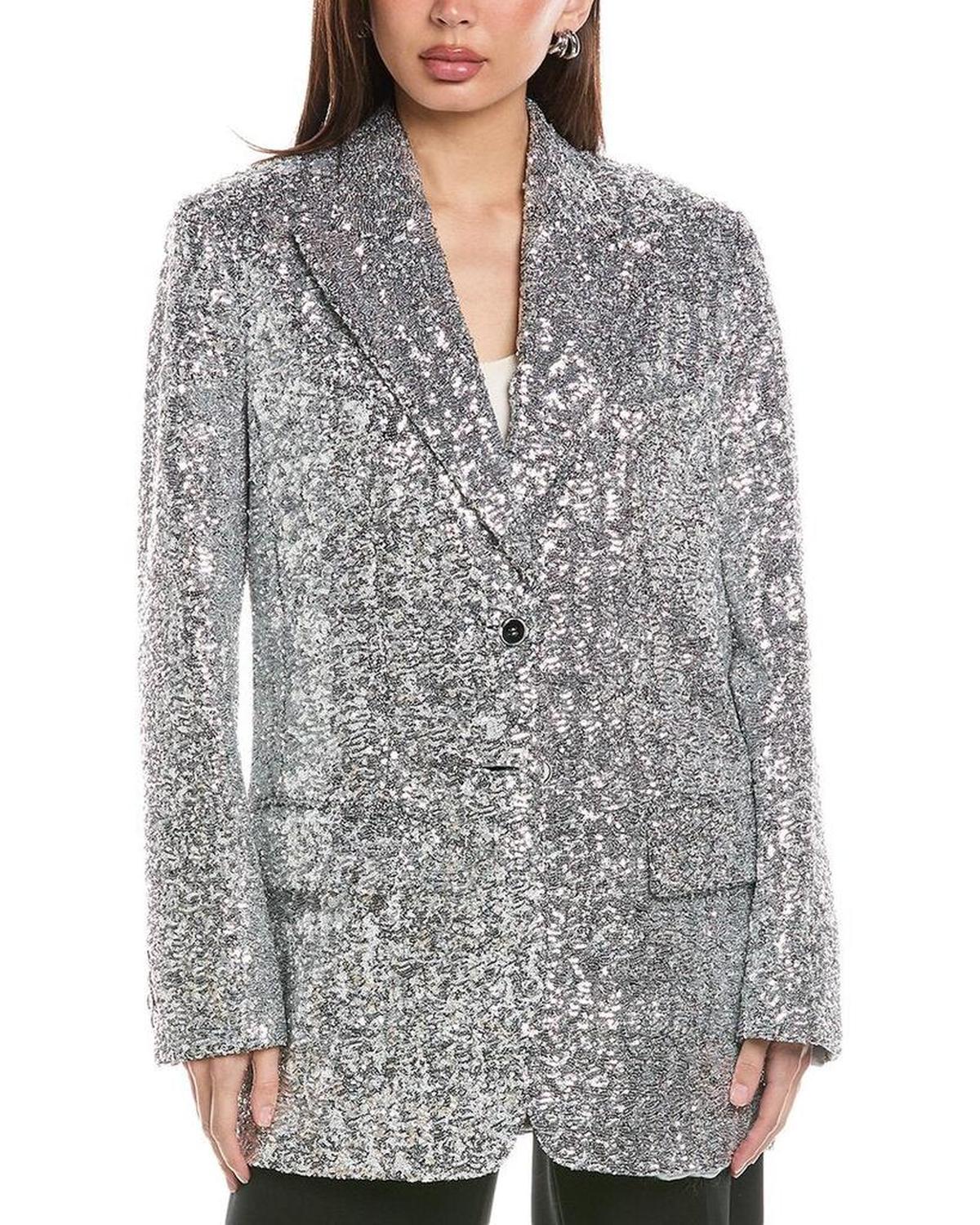 Collection Sequin Boyfriend Blazer