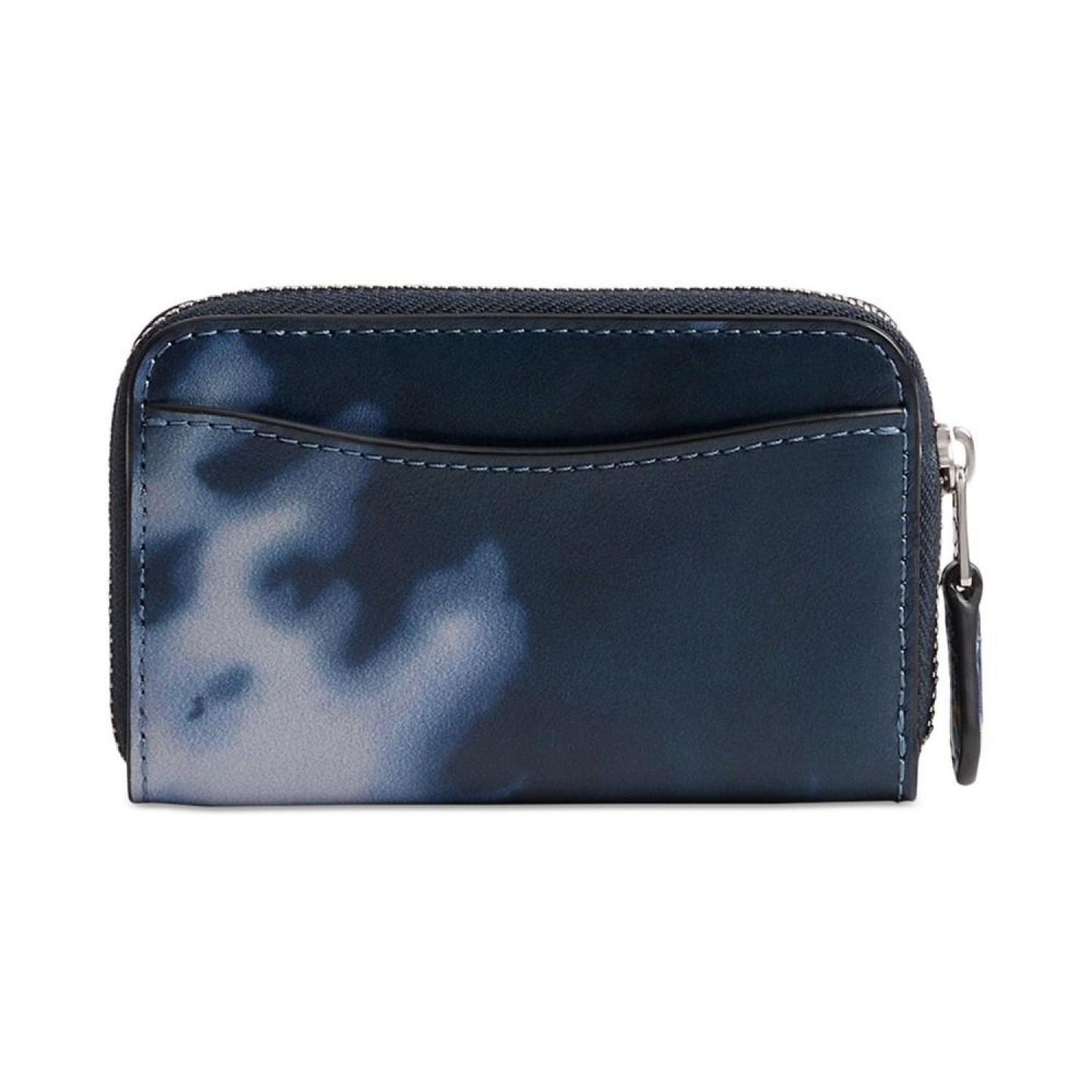 Small Zip-Around Tie-Dye Leather Case Wallet