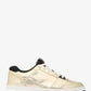 Rebel Metallic Crocodile Embossed Leather Sneaker