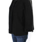 Marc Jacobs Womens Black Cotton Front Pocket Crew Neck 3/4 Sleeve Jacket