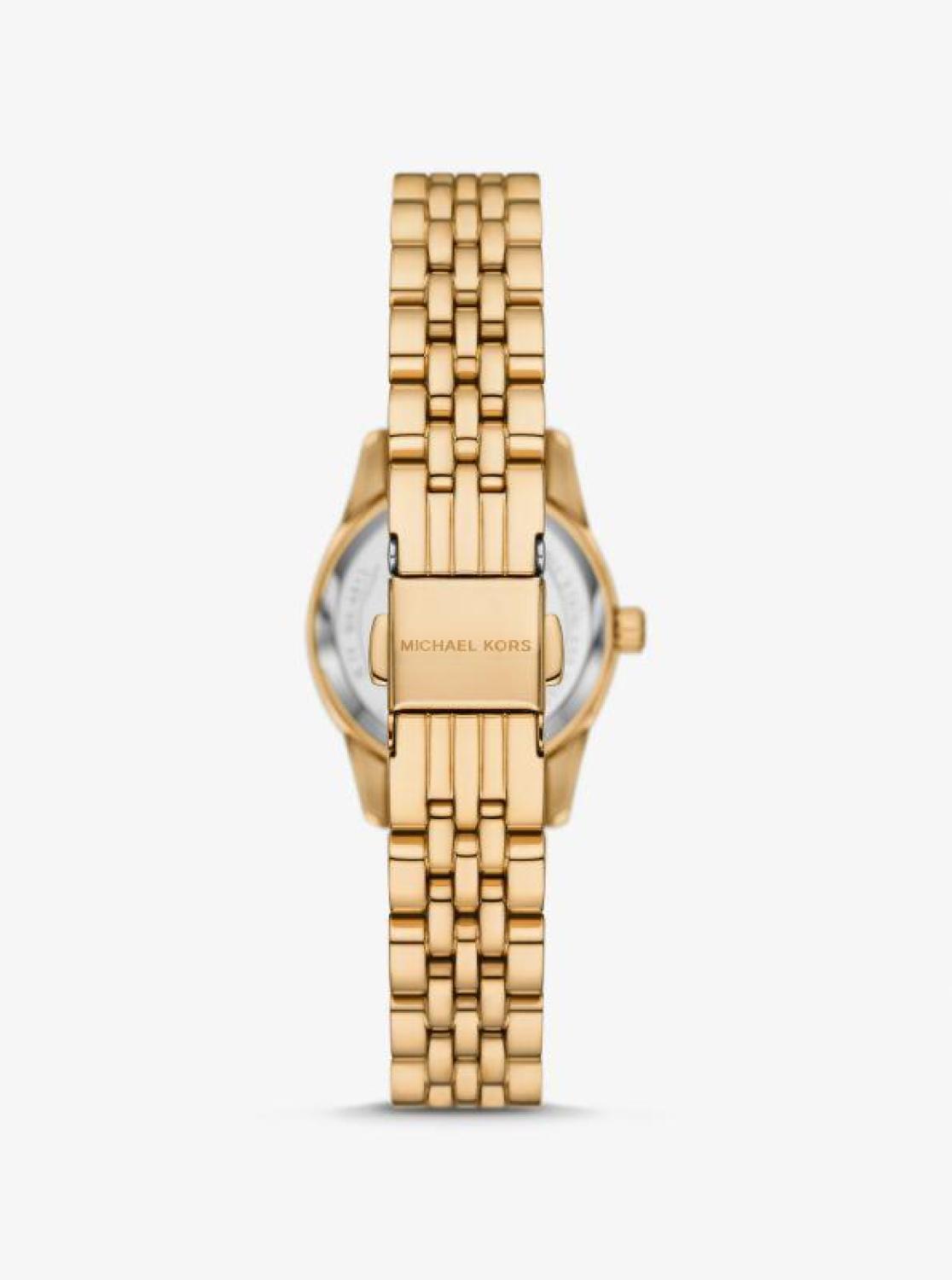 Petite Lexington Pavé Gold-Tone Watch