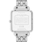 Women's Cass Silver Tone Stainless Steel Bracelet Watch