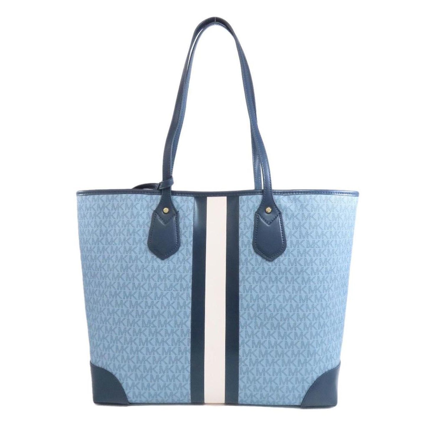 blue Navy Pvc Tote Bag (Pre-Owned)