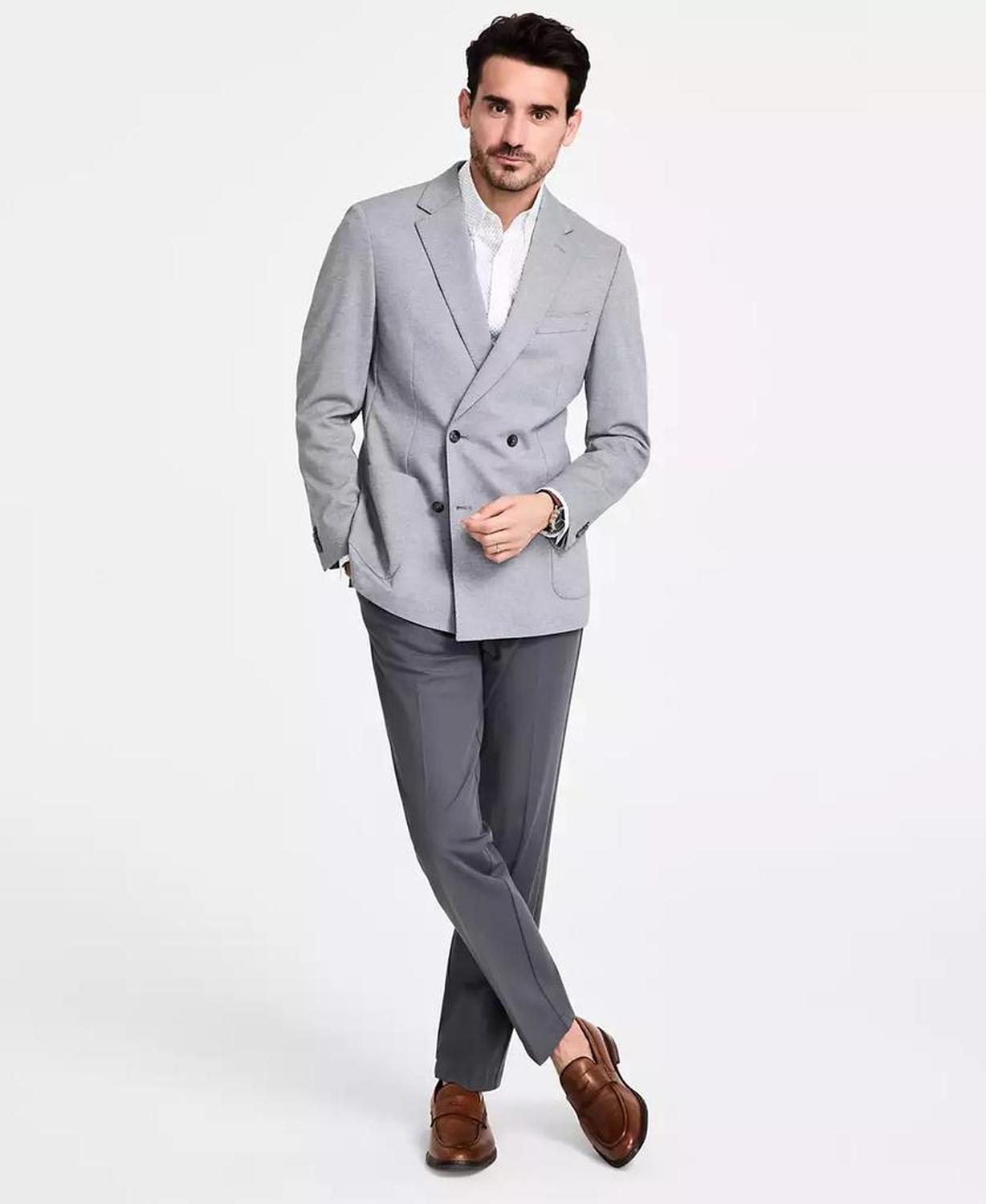 Men's Classic-Fit Double-Breasted Sport Coat