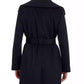 Women's Belted Zip-Front Coat, Created for Macy's