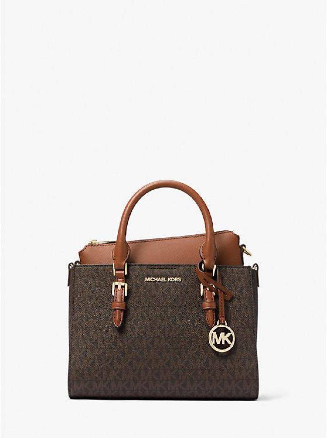 Charlotte Small 2-in-1 Logo Satchel