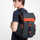 Cooper Color-Block Signature Logo Backpack