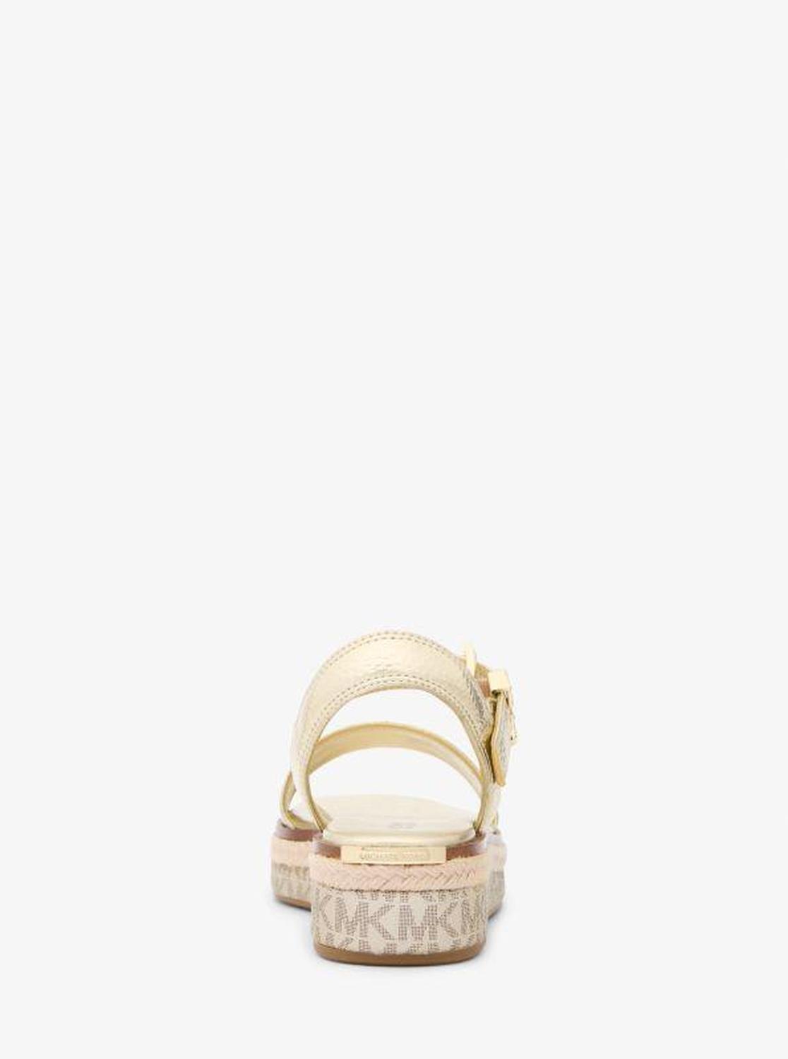 Richie Metallic Platform Espadrille Sandal