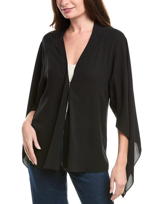 Silk Flare Wrap Top