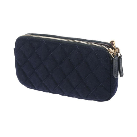 Chanel Coco Mark  Cotton Shoulder Bag (Pre-Owned)