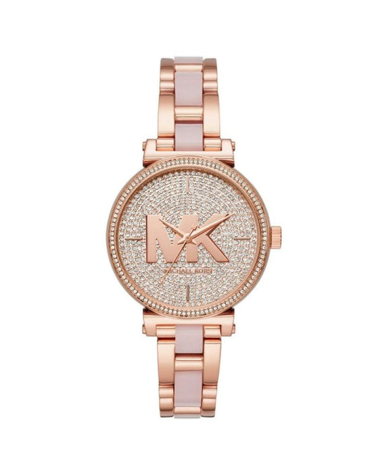 Michael Kors Sofie MK4336 Women's Rose Gold-Tone Quartz 36mm Watch