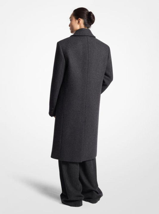 Wool Melton Chesterfield Coat