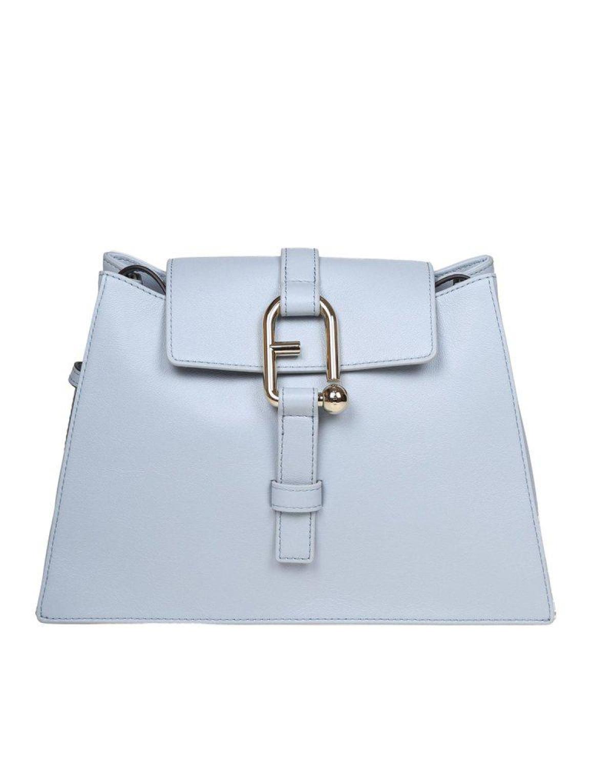 Furla Nuvola Logo Buckle Small Shoulder Bag