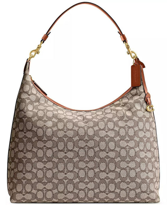 Juliet Signature Jacquard Shoulder Bag