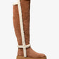 Asher Suede and Faux Shearling Boot