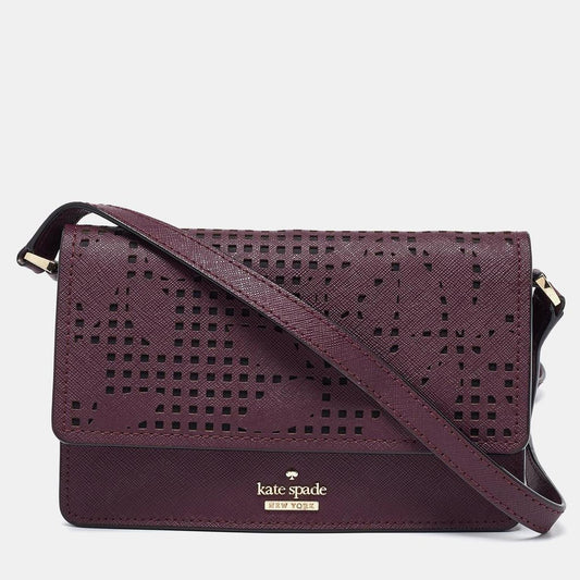 Kate Spade  Leather Flap Crossbody Bag