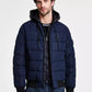 Men's Hooded Puffer Bomber Jacket