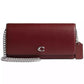 Refined Leather Evie Long Wallet with Chain