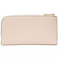 Deco Colorblocked Pebbled Leather Slim Zip Wallet