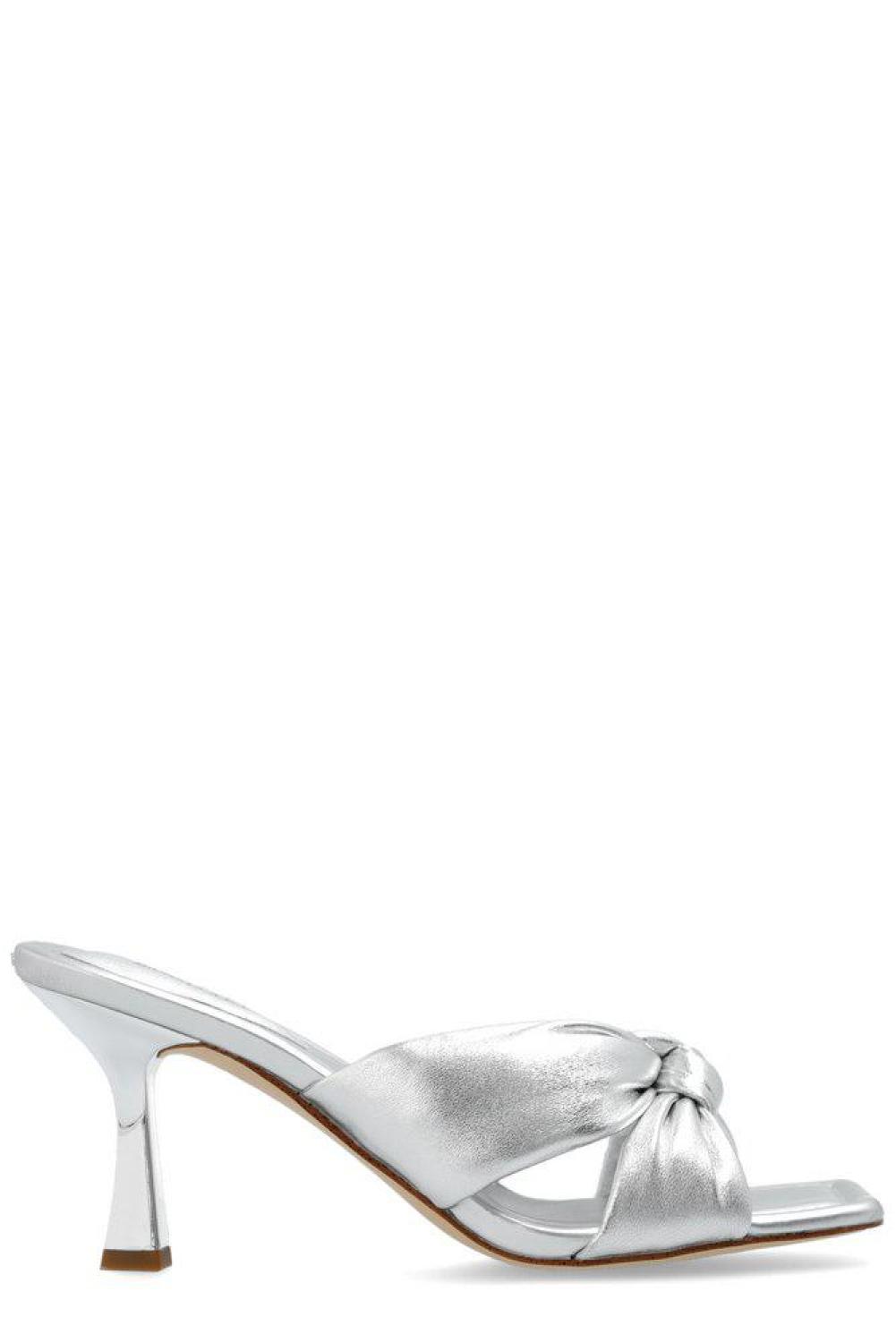 Michael Michael Kors Elena Metallic Heeled Sandals