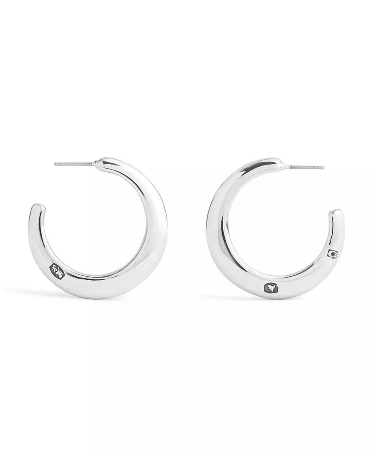 Signature Hallmark Tubular Hoop Earrings