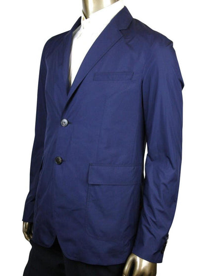 Gucci Men's  Weight blue Polyester Techno Jacket