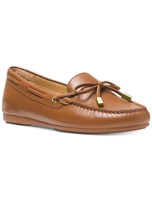 Womens Leather Slip-On Loafers