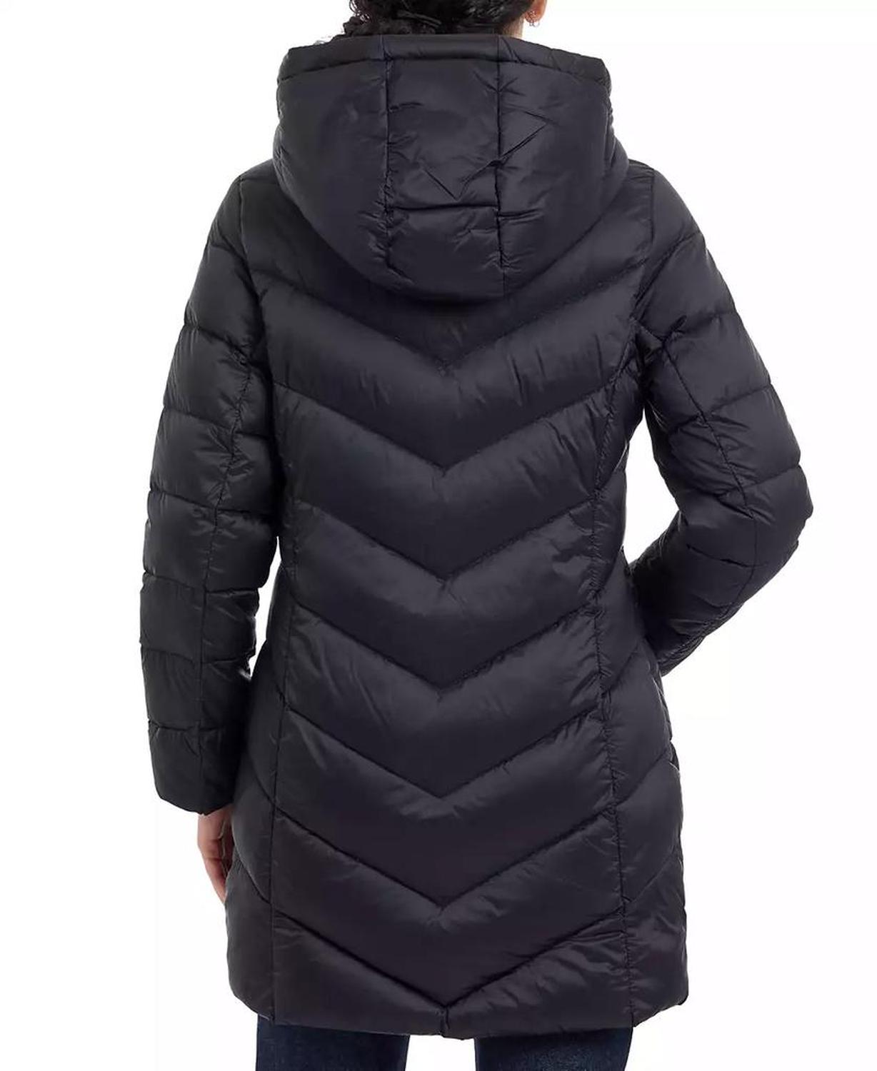 Petite Hooded Packable Down Puffer Coat, Created for Macy's