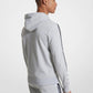 Logo Tape Cotton Blend Zip-Up Hoodie