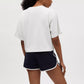 Coach Outlet Cropped T Shirt With Signature Pocket In Organic Cotton