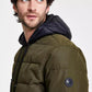 Men's Hooded Puffer Bomber Jacket