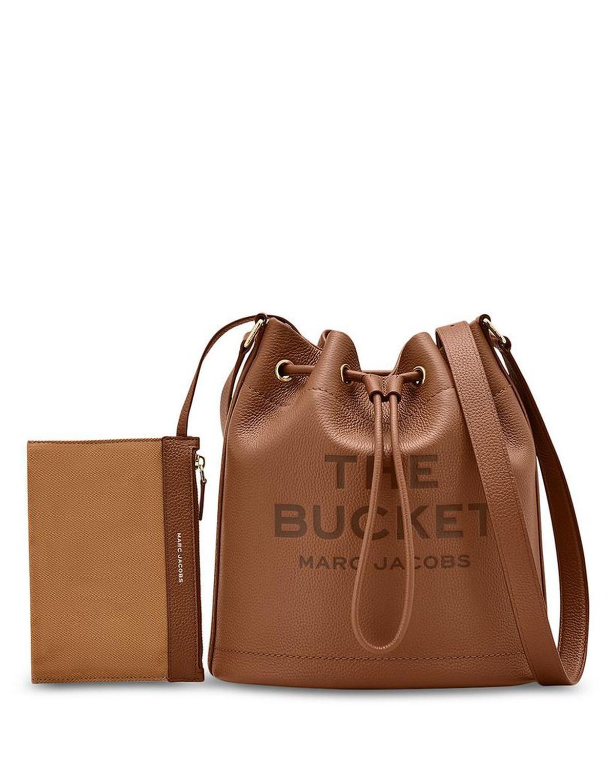 The Leather Shoulder Bucket Bag