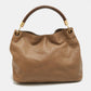 Michael Kors Tan Leather Skorpios Hobo