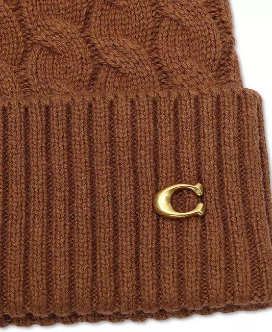 Signature C Cable Knit Beanie