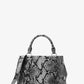 Marilyn Small Snake Embossed Leather Crossbody Bag