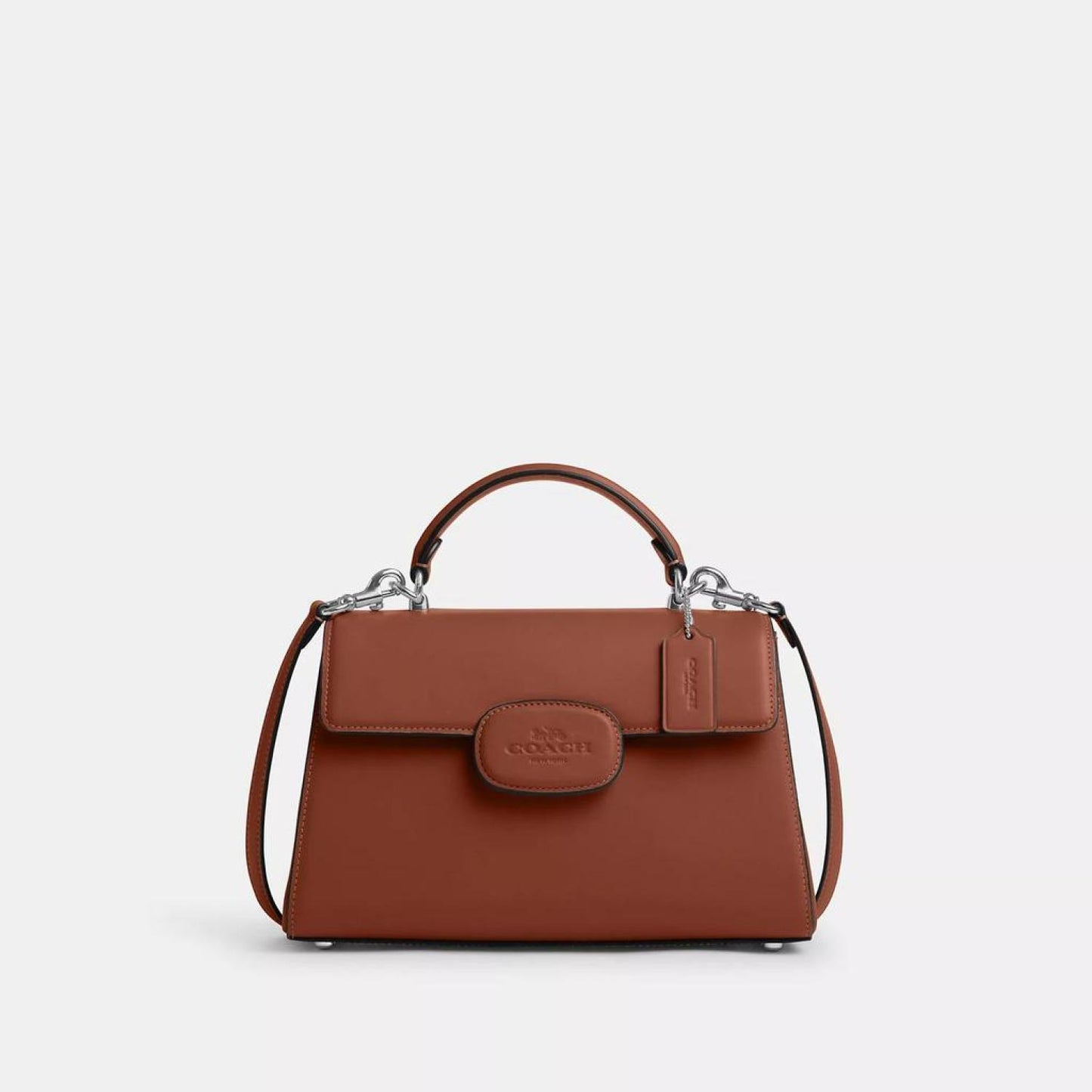 Coach Outlet Eliza Top Handle With Leather Covered Closure