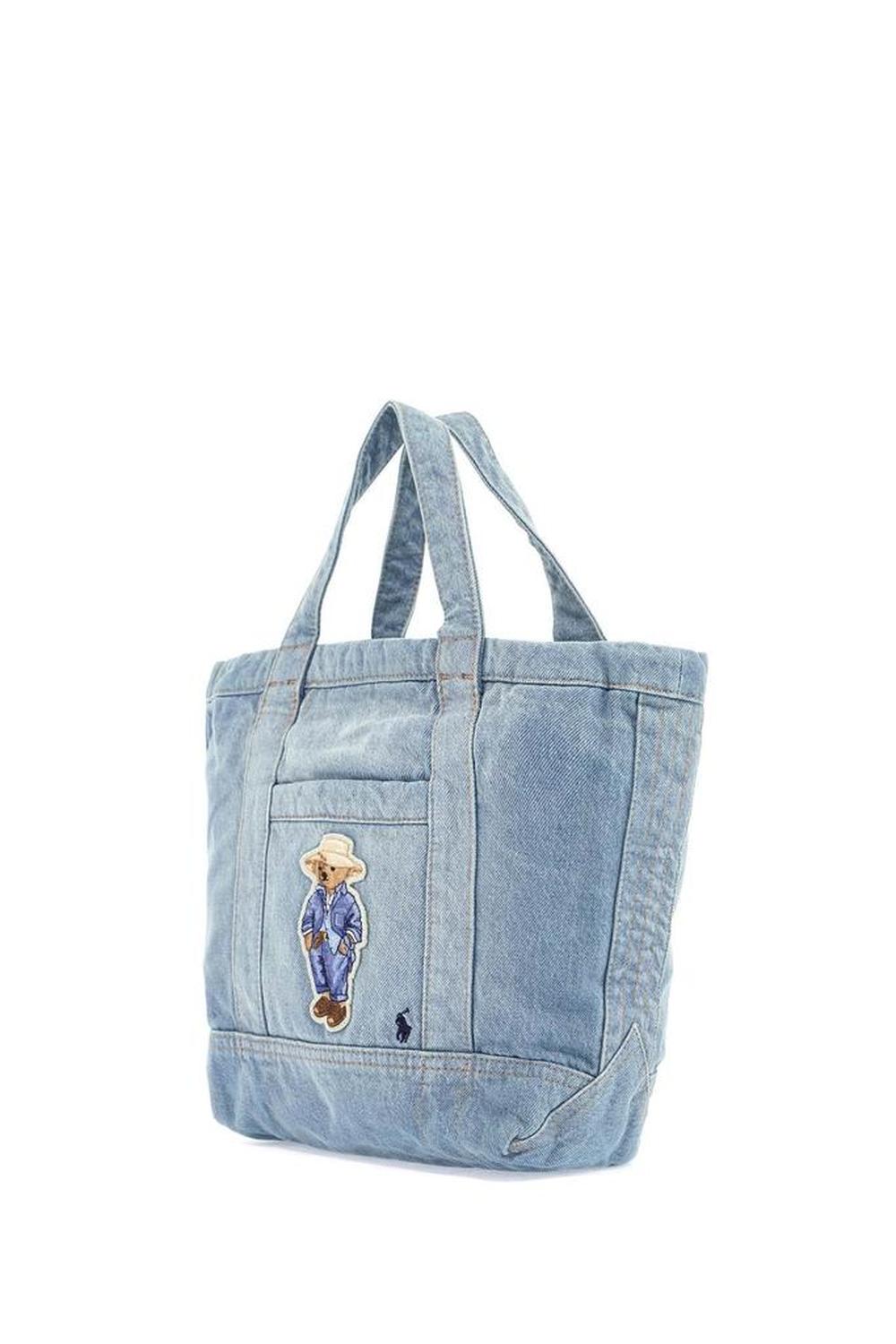 Women's Small Polo Bear Tote Bag