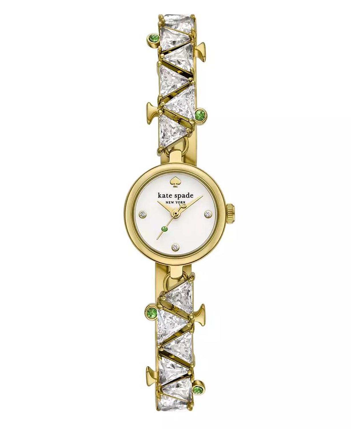 Women's Monroe Three-Hand Gold-Tone Stainless Steel Bracelet Watch, 20mm